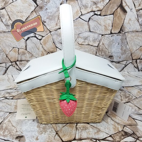 kate spade Handbags - Picnic in the park Picnic Basket Kate Spade Detachable Strawberry Kate Spade